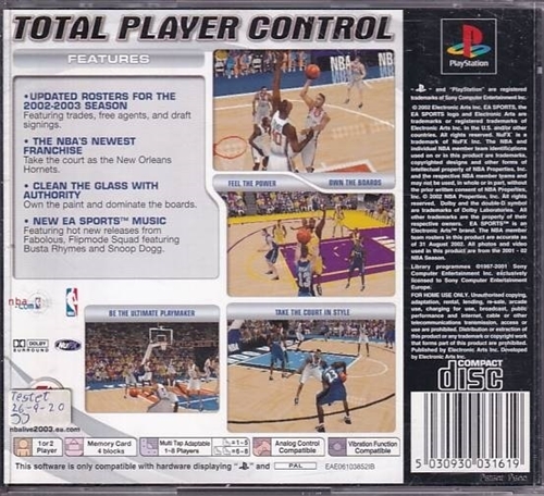 NBA Live 2003 - PS1 (B Grade) (Genbrug)